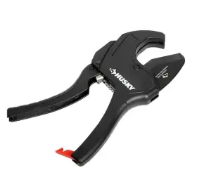 1012350140 Husky Ratchet Pipe Cutter Black Heavy Duty Plumbing Tool