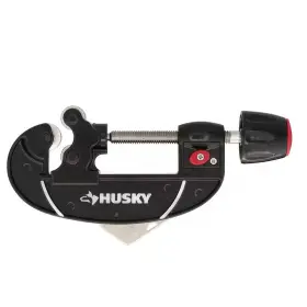 Husky 445012418482 2-1/8 Inch Quick-release Tube Cutter With Fold-away Reamer And Blade Storage