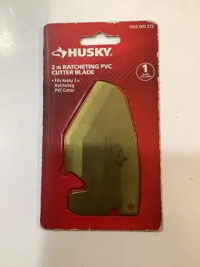 1003 Husky 820909997481 New Sealed 2 Inch Ratcheting Pvc Cutter Blade 005 272