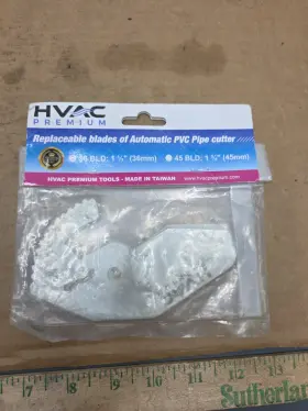 Pvccu-45-bld Hvac Premium 2 Pack Pvc Cutter Replacement Blades 45mm 44 Bld 1-3/4