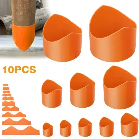Ibrookauction 616361645639 10x 3/4 Inch -8 Pipes Saddle Template Pipe Cutting Guide Coping/notching Tool