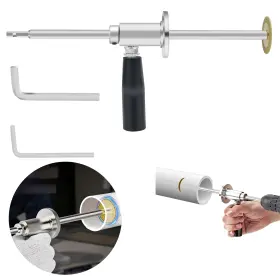 Ibrookauction 616361646353 Inside Pipe Cutter For Pvc With Adjustable Depth Gauge 1-1/2 Inch To 8 Cut