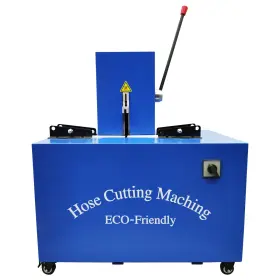 As-056946 Intbuying Used 110v 3kw 0.2-2 Inch Hydraulic Hose Cutting Machine Rubber Cutter Dust-free