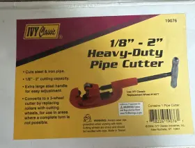Ivy Classic 19076 1/8 - 2 Inch Heavy Duty Pipe Cutter