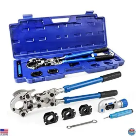 B087bvjn82 Iwiss Copper Pipe Pressing Tool Kit With Cutter And Deburring For Propress Fittings