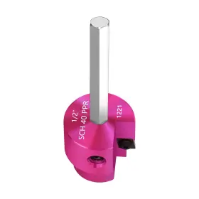 Cre-007-1 Jyincped Cre-007-1/2 Pvc Fitting Saver 1/2-inch Head 1/2 Inch Pipe Reamer With 1/4-inch Hex Shaft