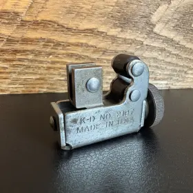 2107 K-d Tools #2107 Mini Thumb Pipe Cutter 1/2 Inch Vintage Plumbing Tool - Made In Usa