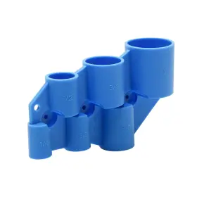 Kakalote 22419755 1/4ftft - 1ftft Deburring Pipe And Depth Gauge Tool Kit 1/4 Inch 1 Blue
