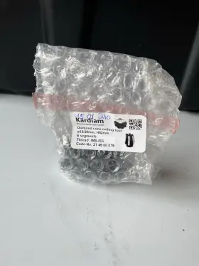 214960079 Kardiam 214970206 New Diamond Cone Milling Tool 38/28mm H52mm 6 Segments