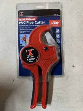 K840-101 Kenney New Keeney 1-5/8 Inch Pvc Pipe Cutter Red 1pk Pn