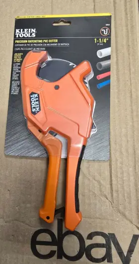 50044 Klein Tools Precision Ratcheting Pvc Cutter 1-1/4-in Same Day Shipping