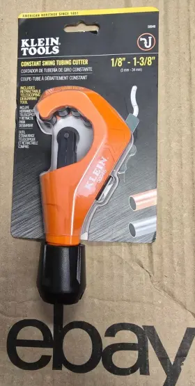 50046 Klein Tools 1-3/8-inch Constant Swing Tubing Cutter Same Day Shipping