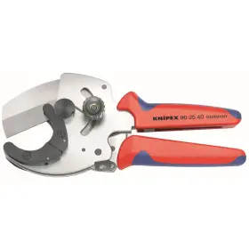 Knipex 445054530562 8-1/4 Inch Pvc Pipe Cutter With Comfort Grip Handles