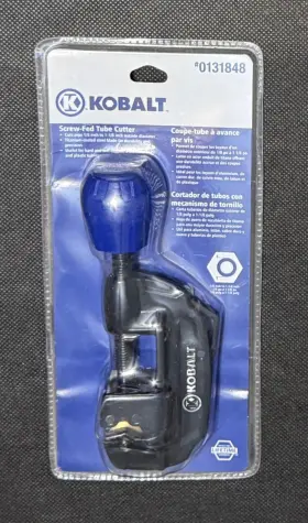0131848 Kobalt 1/8 Inch To 1-1/8 Screw-fed Tube Pipe Cutter Free Shipping