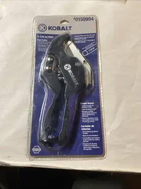 150994 Kobalt Ratcheting Pvc Cutter Heavy Duty 1.25 In