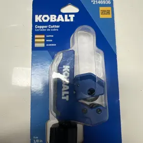 2146936 Kobalt 820909587088 Copper Cutter 1/8 Inch - 1-1/8 Od