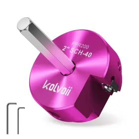Us-tk-007 Kolvoii 2 Inch Pvc Pipe Reamer Fitting Saver For Sch 40 Plastic Fi