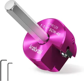 Us-tk-009 Kolvoii 1-1/4 Inch Pvc Pipe Reamer Fitting Saver For Sch Red