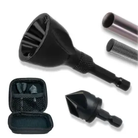 Dt001 Kopkhun Pipe Deburring Tool Set With Storage Case- 2 Pcs Chamfer W