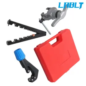 Om460620oc Lablt Eccentric Flaring Tools Set And 45 Tube Cutter Kit For 7 Dies 3/16 Inch -3/4