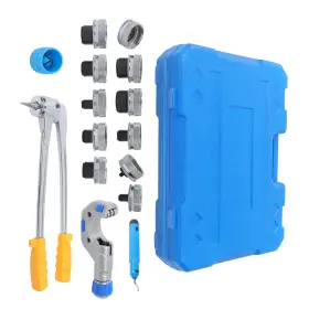 Qs820544qr Lablt Hvac Expander Swaging Kit With 11 Heads Tube Cutter Deburring Tool