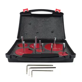 Law307644 Labwork 9pc Pvc Pipe Reamer Kit 1/2 Inch 3/4 1 1-1/2 1-1/4 2 2-1/2 3 4 Fitting Saver