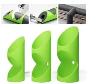 Lk2-qggj-g-us Lioklick 3pcs Foam Pipe Insulation Cutter Tool Cutting Guide Clip 3 Sizes For Green