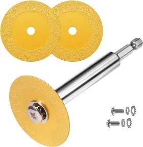 Aus003 Litkiwi 2pcs Diamond Cutting Blade Wheel With 1/4 Inch Hex Shank For Pvc Pipe Cutter Mini Gl