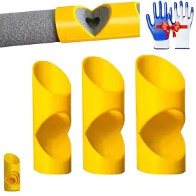 2024121101 Lrekatid 3pcs Foam Pipe Cutter Tool - Three-tube Insulation Cutting Fixture Insul
