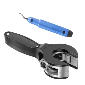Lydodoka 469228811464 Ratcheting Tubing Cutter 2 In 1 Copper Cutting Tool With Trimming Knife 1/4
