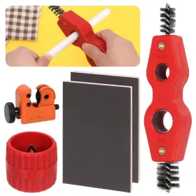 M1298 Mardatt 5pcs Copper Pipe Cleaner And Reamer Kit Includes Inner-outer P