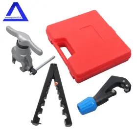 Amz2200740 Marddpair Eccentric Flaring Tools Set And Tube Cutter Kit For 7 Dies Sizes 3/16-3/4inch