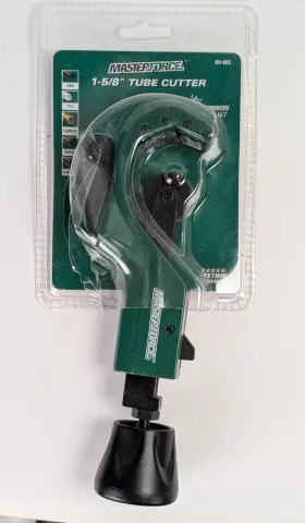 108511 Master Force Rapid Action Pipe Cutter 1 5/8 Inch Barely Used