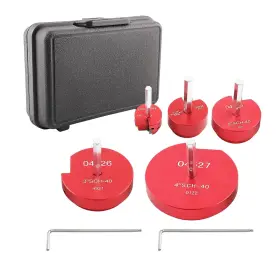 Gm11hs  Maxpeedingrods Pvc Pipe Reamer Kit 5 Pcs Plastic Cutter Set 1 1.5 2 3 4 Inch End Finishing Tool