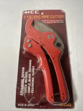 Vc-42ed Mcc Vc-0342 Pvc Pipe Cutter Max Cutting Capacity 42mm Only