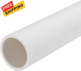 230928 Meccanixity Pvc Rigid Tube Round Pipe Hardware Tubing 34mm X 40mm White