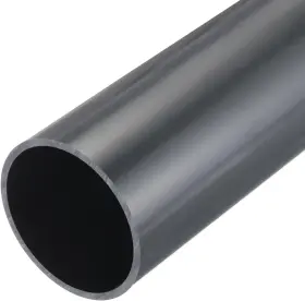 240506 Meccanixity 3 Inch Pvc Rigid Tube Round Pipe 69.4mm X 76mm Dark Grey