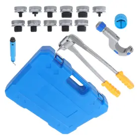 1948792 Menbager Hvac Expander Swaging Kit With 11 Heads Tube Cutter Deburring Tool