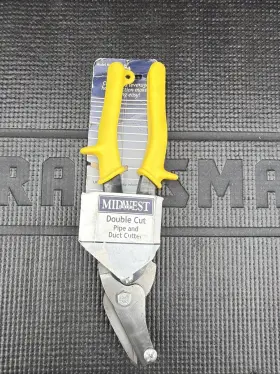 Fct-m-p1 Midwest Rare Snips Usa Tool Double Cut Pipe And Duct Cutter 1.25 Inch