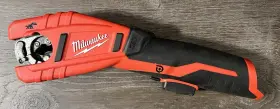 247-20 Milwaukee Copper Tubbing Cutter M12 Cat Num Auto-adjusts To Cut 3/8 Inch 1