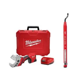 2471-20-48-22-4255 Milwaukee M12 12v Lithium-ion Cordless Copper Tubing Cutter Tool-only With Reaming Pen