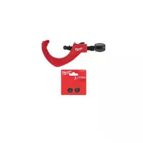 Milwaukee 313042993934 3-1/2 Inch Quick Adjust Copper Tubing Cutter With Replacement Wheels