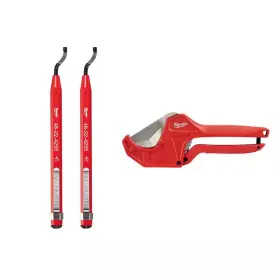 Milwaukee 313111610632 Pipe Deburring Reaming Pen Set With 2-3/8 Inch Ratcheting Cutter