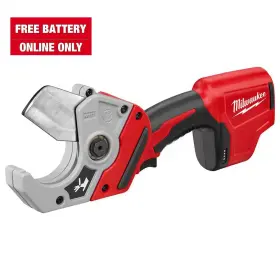 Milwaukee 445013575559 M12 12v Lithium-ion Cordless Pvc Pipe Shear Tool-only