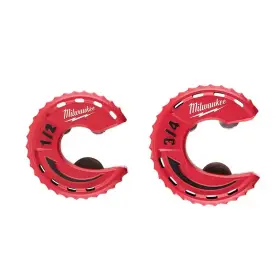 Milwaukee 445029956977 1/2 Inch And 3/4 Close Quarter Copper Tubing Cutter 2-pieces Milwaukee 445029956977 1/2 Inch And 3/4 Close Quarter Copper Tubing Cutter 2-pieces