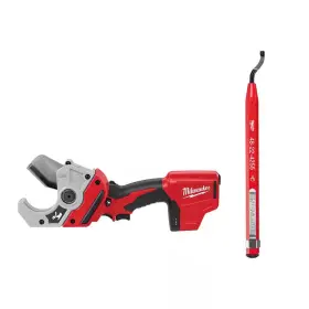 Milwaukee 445033374323 M12 12v Lithium-ion Cordless Pvc Pipe Shear Tool-only With Reaming Pen