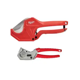 Milwaukee 445044939962 1-5/8 Inch Ratcheting Pipe With 1 Pex Tubing Cutter Mil 2-piece
