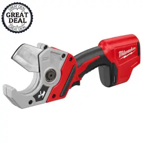Milwaukee 726084419018 M12 12v Lithium-ion Cordless Pvc Pipe Shear Sharp Pierce-point Variable Speed