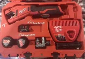 Milwaukee 744110028799 M12 12v Lithium-ion Cordless Copper Tubing Cutter Kit With 1.5 Ah Batt