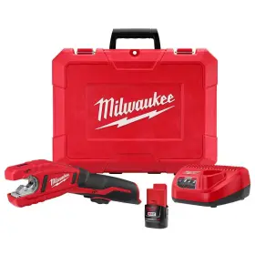Milwaukee 744110381481 M12 12v Lithium-ion Cordless Copper Tubing Cutter Kit W 1.5 Ah Battery Charger